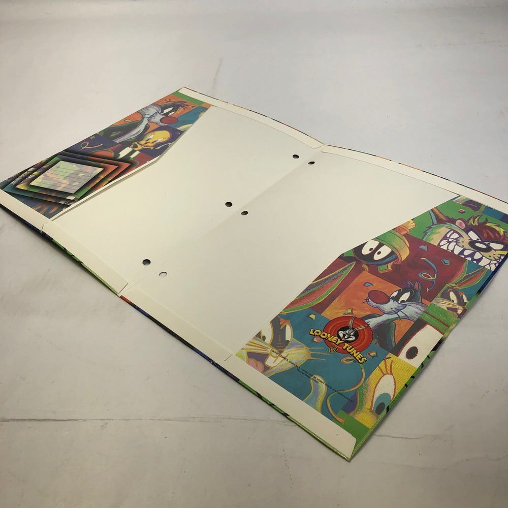 Vintage 90s Folders Lot of 6 Looney Tunes Dalmatian Jurassic Park Soccer - Picture 9 of 16